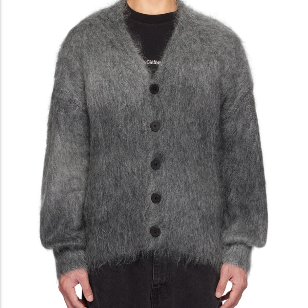 Stolen Girlfriends Club Mohair Cardigan Gray size Small